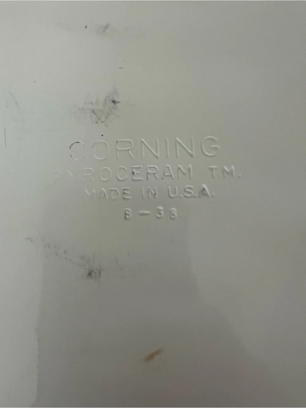 Corningware White Ceramic Bakeware Piece 10” square
